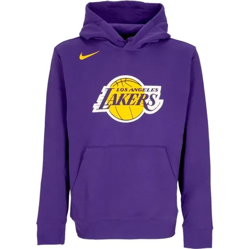 Los Angeles Lakers Club Hoodie Lila , Herren, Größe: XL - Nike - Modalova