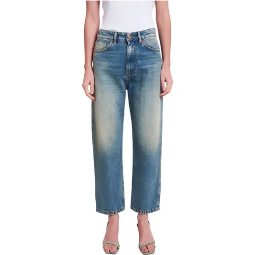 Gerades Jeans , Damen, Größe: L - ViCOLO - Modalova