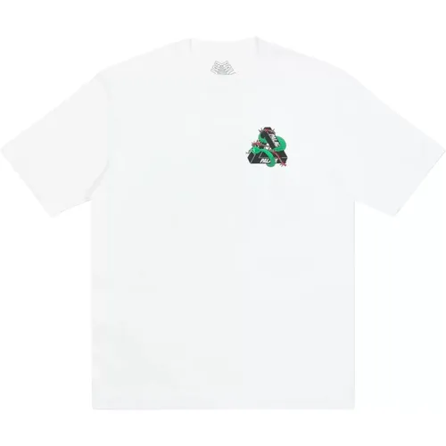 Limitierte Auflage Frisches T-Shirt Weiß , Herren, Größe: M - Palace - Modalova