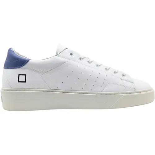 Weiße Blaue Sneakers Levante Kalb - D.A.T.E. - Modalova