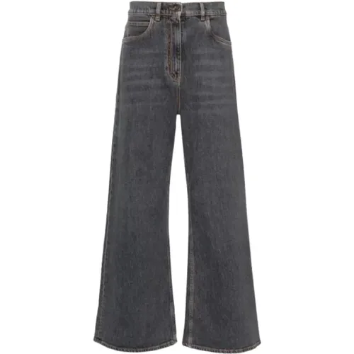 Wide-leg Gewaschene Denim Jeans , Damen, Größe: W26 - ETRO - Modalova