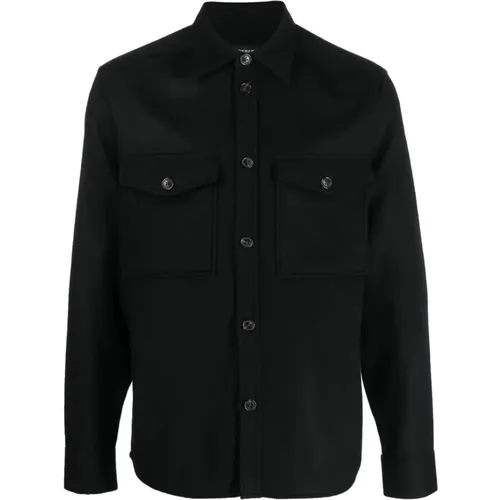 Casual Wool Blend Overshirt , male, Sizes: 2XL - J.LINDEBERG - Modalova