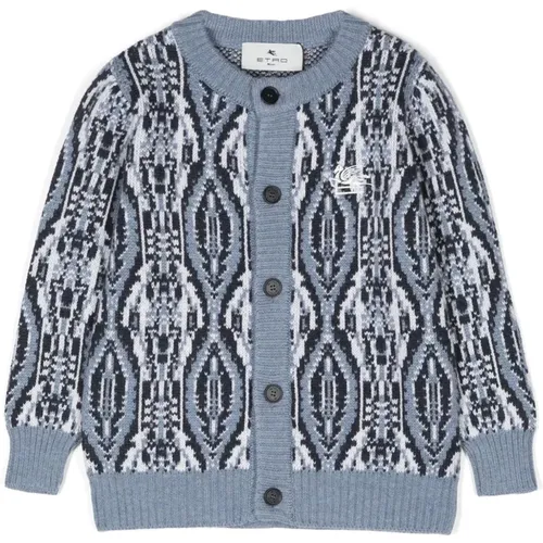 Pegasus Muster Cardigan Pullover - ETRO - Modalova