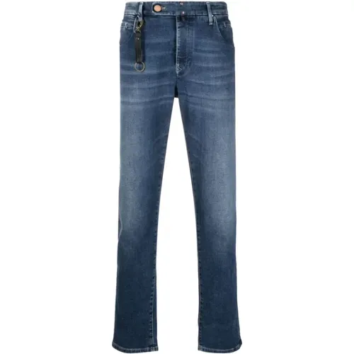 Pantalone Special Denim STR Wash 2 , male, Sizes: W30, W35, W32, W33 - Incotex - Modalova