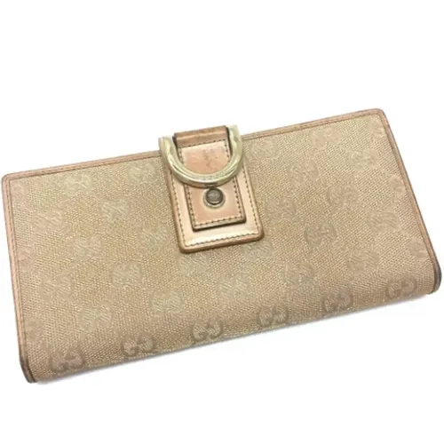 Pre-owned Canvas wallets , female, Sizes: ONE SIZE - Gucci Vintage - Modalova