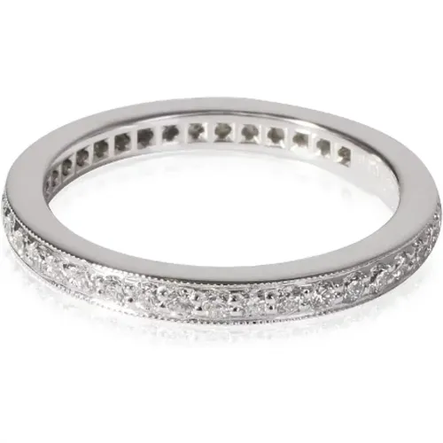 Pre-owned Platinum rings , female, Sizes: ONE SIZE - Tiffany & Co. Pre-owned - Modalova