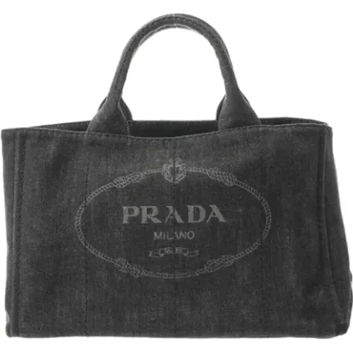 Pre-owned Denim prada-bags , female, Sizes: ONE SIZE - Prada Vintage - Modalova