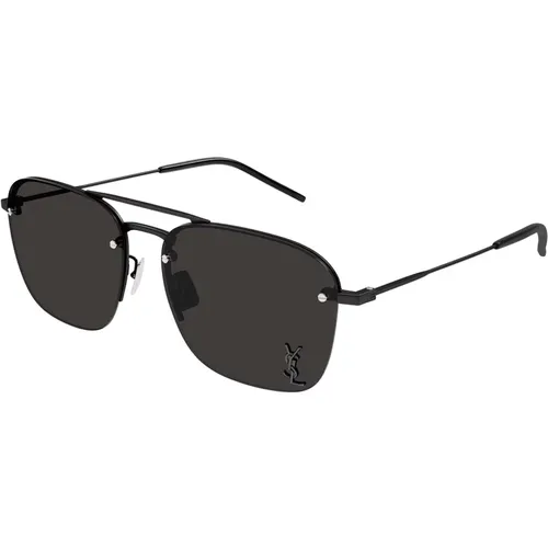 Grey Sunglasses SL 309 M , female, Sizes: 57 MM - Saint Laurent - Modalova