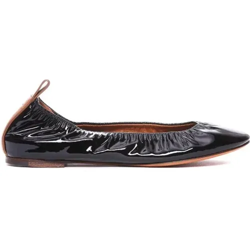 Leather Ballerina Flats , female, Sizes: 2 UK, 4 UK, 3 UK - Lanvin - Modalova