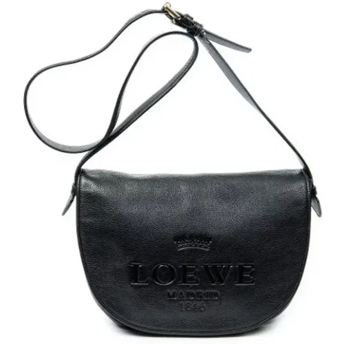 Pre-owned Leather shoulder-bags , female, Sizes: ONE SIZE - Loewe Pre-owned - Modalova