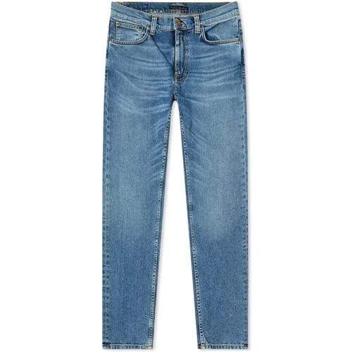 Vintage Americana Lean Dean Jeans , male, Sizes: W34 - Nudie Jeans - Modalova