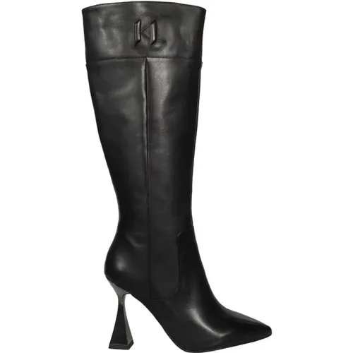 Spitze Lederstiefel Karl Lagerfeld - Karl Lagerfeld - Modalova