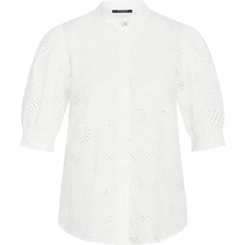 Women Woodbinebblarin Shirt Snow , female, Sizes: S, M - Bruuns Bazaar - Modalova