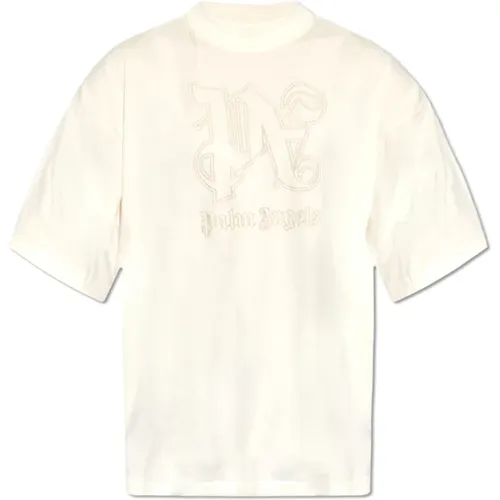 Oversize T-Shirt , Damen, Größe: 2XS - Palm Angels - Modalova
