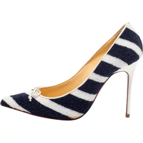 Pre-owned Fabric heels , female, Sizes: 2 UK - Christian Louboutin Pre-owned - Modalova
