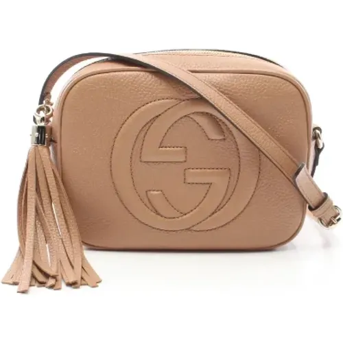 Pre-owned Leather crossbody-bags , female, Sizes: ONE SIZE - Gucci Vintage - Modalova