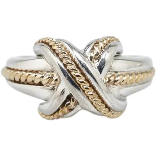 Pre-owned Silver rings , female, Sizes: ONE SIZE - Tiffany & Co. Pre-owned - Modalova