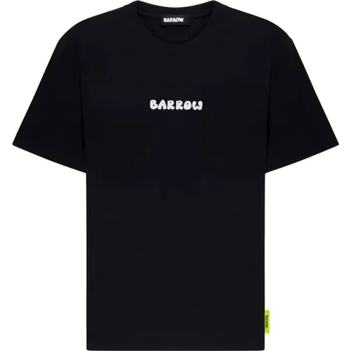 Baumwoll-T-Shirt mit Teddybär-Druck , unisex, Größe: L - Barrow - Modalova