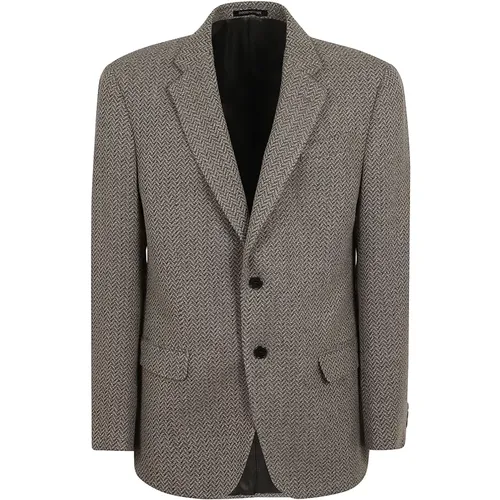 Melange Wollmischung Blazer für Männer - Emporio Armani - Modalova