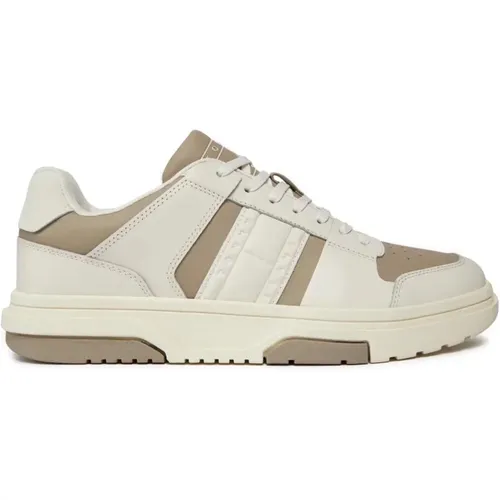 Leder Sneakers The Brooklyn - Beige , Herren, Größe: 42 EU - Tommy Jeans - Modalova