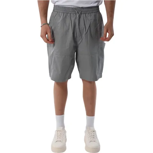 Cotton Bermuda Shorts with Pockets , male, Sizes: W32, W38, W36 - Armani Exchange - Modalova
