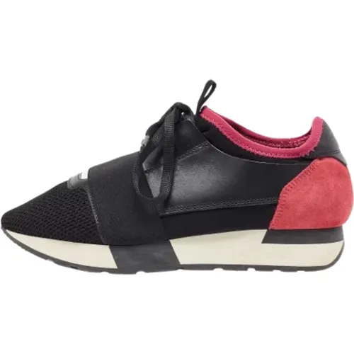 Pre-owned Leather sneakers , female, Sizes: 4 UK - Balenciaga Vintage - Modalova