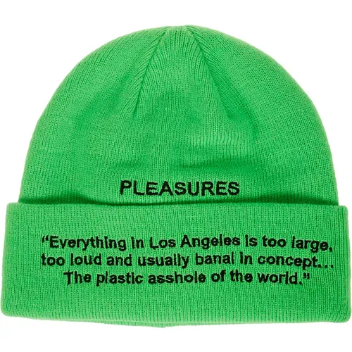 Beanie , male, Sizes: ONE SIZE - Pleasures - Modalova