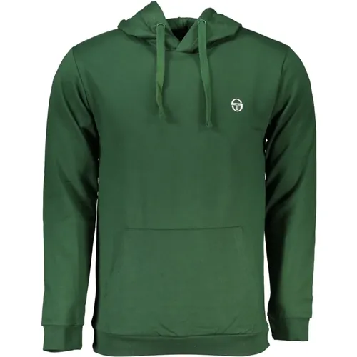 Sweatshirt Ohne REIßVERSCHLUSS Herren Grün , Herren, Größe: 2XL - Sergio Tacchini - Modalova