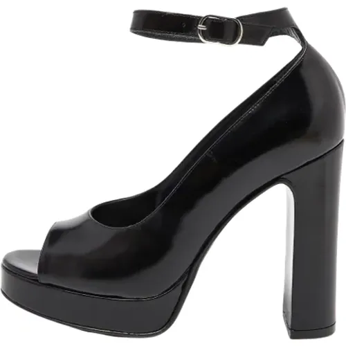 Pre-owned Leather heels , female, Sizes: 4 UK - Dolce & Gabbana Pre-owned - Modalova