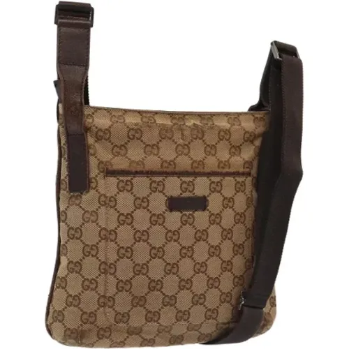 Pre-owned Canvas shoulder-bags , female, Sizes: ONE SIZE - Gucci Vintage - Modalova