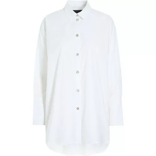 Core Cotton Oversized Shirt Weiß , Damen, Größe: S - Bitte Kai Rand - Modalova