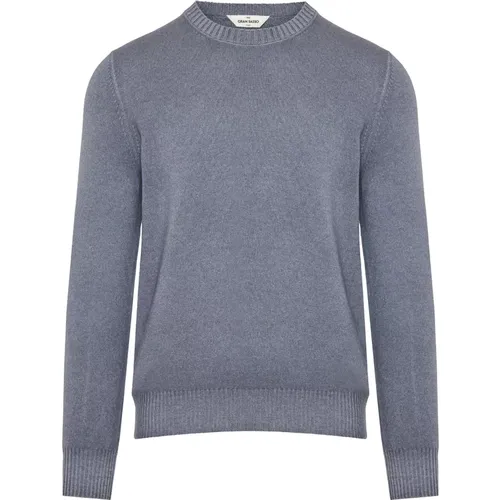 Luxury Wool Cashmere Knitwear Made in Italy , male, Sizes: 2XL, XL, L - Gran Sasso - Modalova