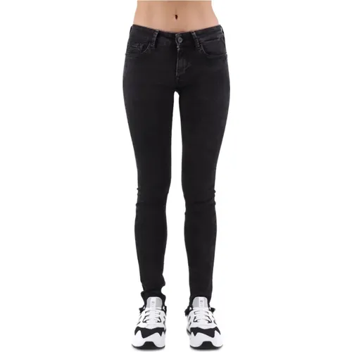 Skinny Fit Schwarze Power Stretch Jeans - Replay - Modalova
