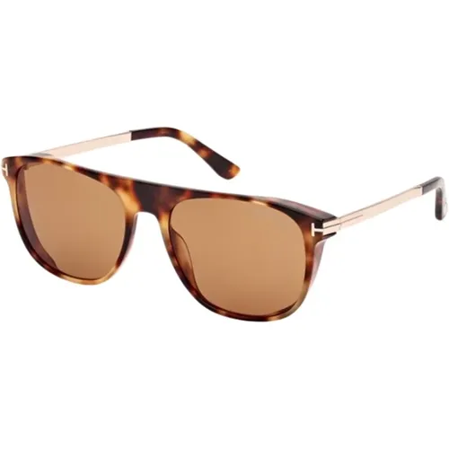 Coloured Havana Sunglasses , female, Sizes: 55 MM - Tom Ford - Modalova