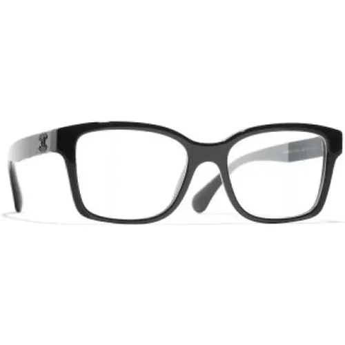 Schwarze Optische Brille Stilvoll und vielseitig - Chanel - Modalova