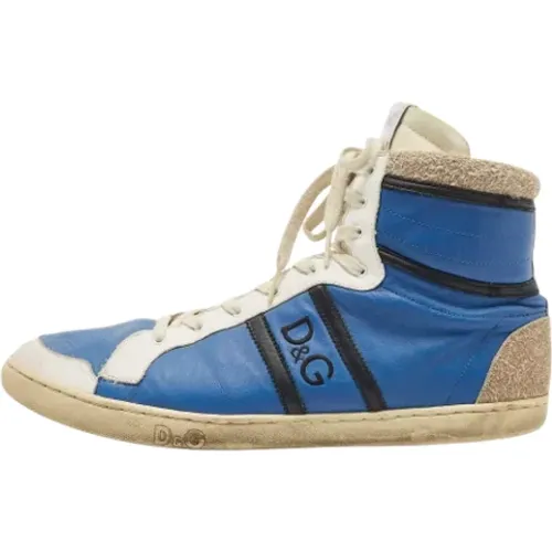 Pre-owned Leder sneakers , Damen, Größe: 45 EU - Dolce & Gabbana Pre-owned - Modalova
