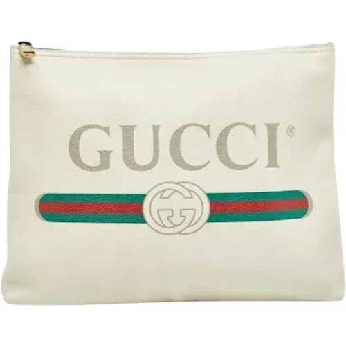 Pre-owned Leather handbags , male, Sizes: ONE SIZE - Gucci Vintage - Modalova