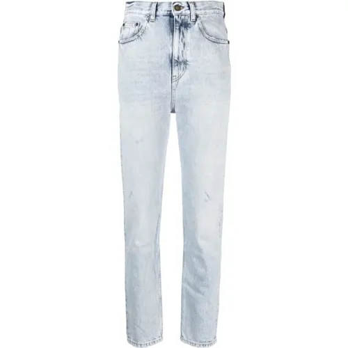 S Cropped Jeans Hellblau , Damen, Größe: W24 - Saint Laurent - Modalova