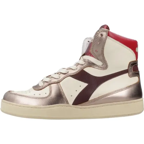 Metal Mix Basketball Sneakers , Damen, Größe: 41 EU - Diadora - Modalova