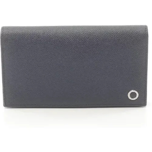 Pre-owned Leather wallets , male, Sizes: ONE SIZE - Bvlgari Vintage - Modalova