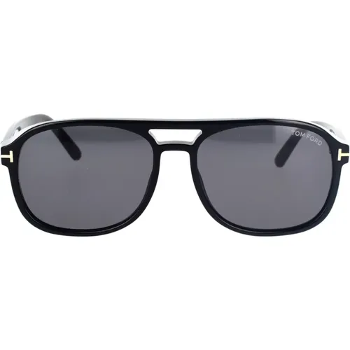 Pilot Sunglasses with Grey Lenses , unisex, Sizes: 58 MM - Tom Ford - Modalova