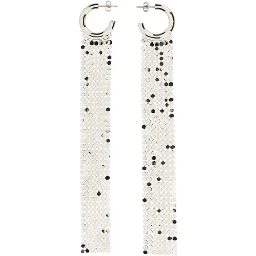 Pixel Earrings with Butterfly Clasp , female, Sizes: ONE SIZE - Paco Rabanne - Modalova