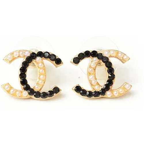 Pre-owned Metal earrings , female, Sizes: ONE SIZE - Chanel Vintage - Modalova