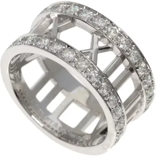 Pre-owned White Gold rings , female, Sizes: ONE SIZE - Tiffany & Co. Pre-owned - Modalova