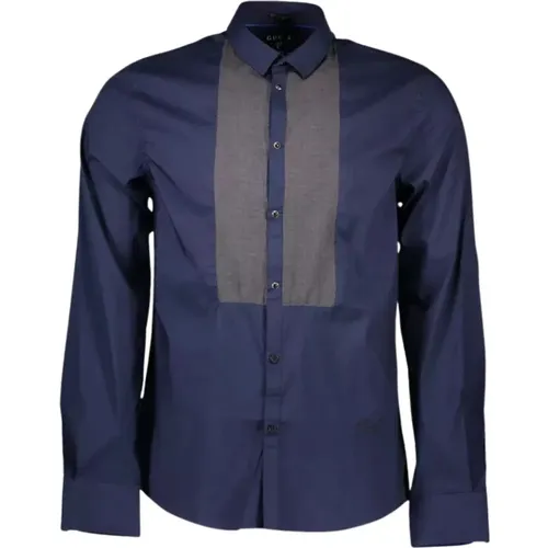 Elegant Slim Fit Long Sleeve Shirt , male, Sizes: S - Guess - Modalova