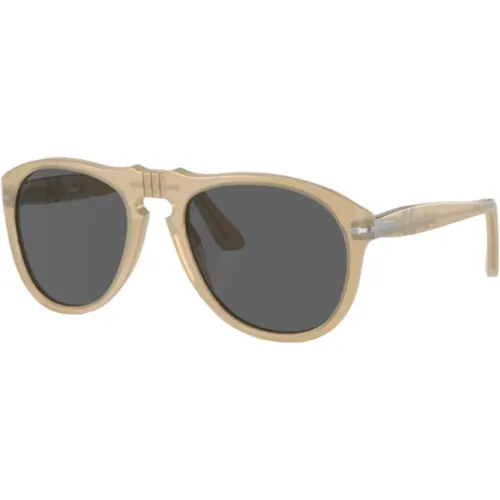 Pilotenbrille Dunkelgraue Gläser , Herren, Größe: 54 MM - Persol - Modalova