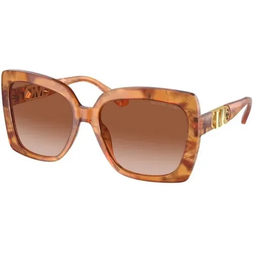 Gradient Sunglasses Mk2213 , female, Sizes: 57 MM - Michael Kors - Modalova