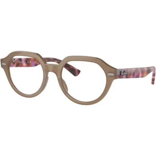Stilvolle weiße Brille Rx7214 , unisex, Größe: 51 MM - Ray-Ban - Modalova