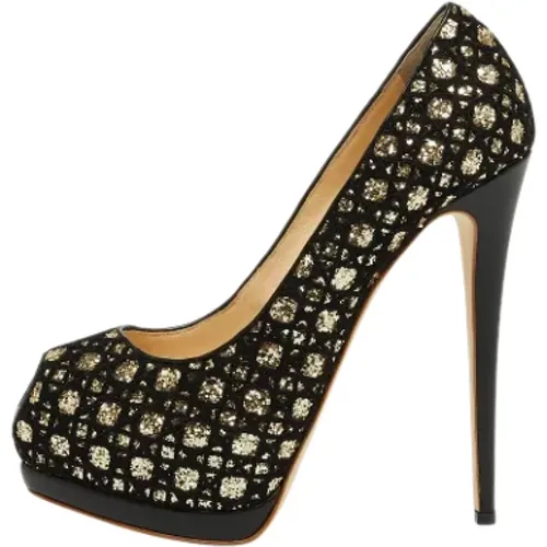 Pre-owned Leather heels , female, Sizes: 8 UK - Giuseppe Zanotti Pre-owned - Modalova