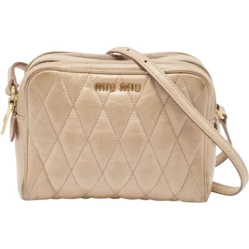 Pre-owned Leder crossbody-taschen - Miu Miu Pre-owned - Modalova